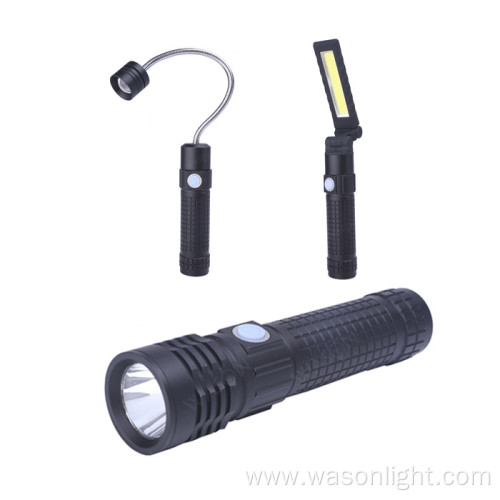 Multifunction 3 In 1 Working Magnetic Led Flashlight